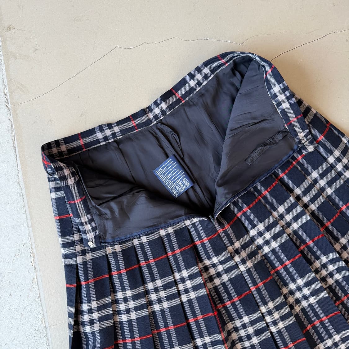 버버리 노바체크 울 스커트 상품이미지4