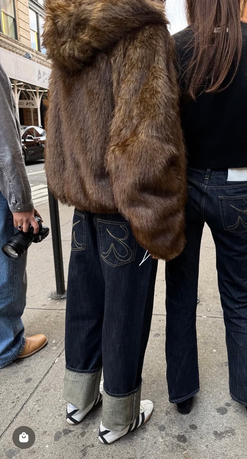 글로니 MOOR REVERSIBLE FUR JACKET (BROWN) 상품이미지6