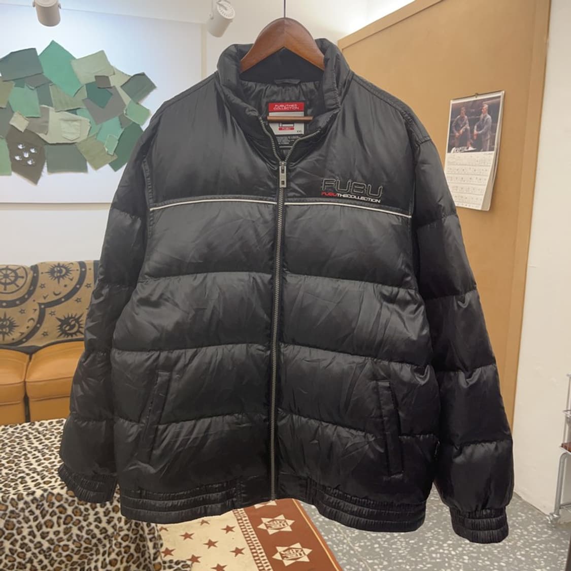 푸부 올드스쿨 레트로 빈티지 스트릿 오버핏 패딩 XXL C08897 상품이미지3