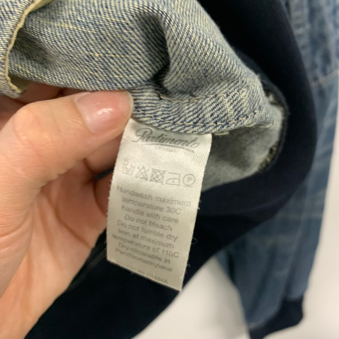 파르티멘토 빈티지 디테일 데님 블루종 자켓 상품이미지5