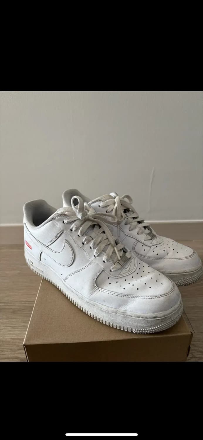 나이키 슈프림 에어포스 화이트 (275) 상품이미지1