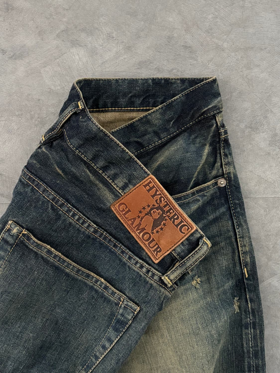 HYSTERIC GLAMOUR 히스테릭글래머 포켓 스터드 데님 팬츠 상품이미지1