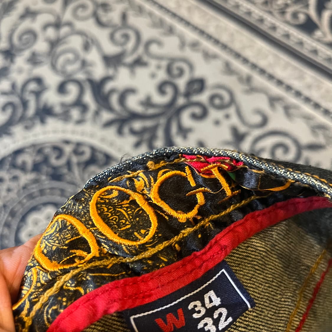 34 COOGI 자수 데님 팬츠W2385 상품이미지5