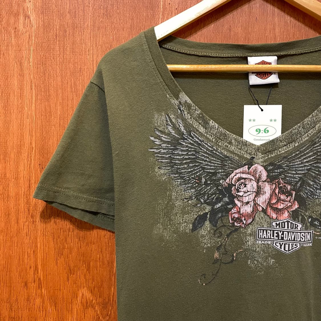 (L) Harley Davidson 할리 브이넥 반팔티 상품이미지2