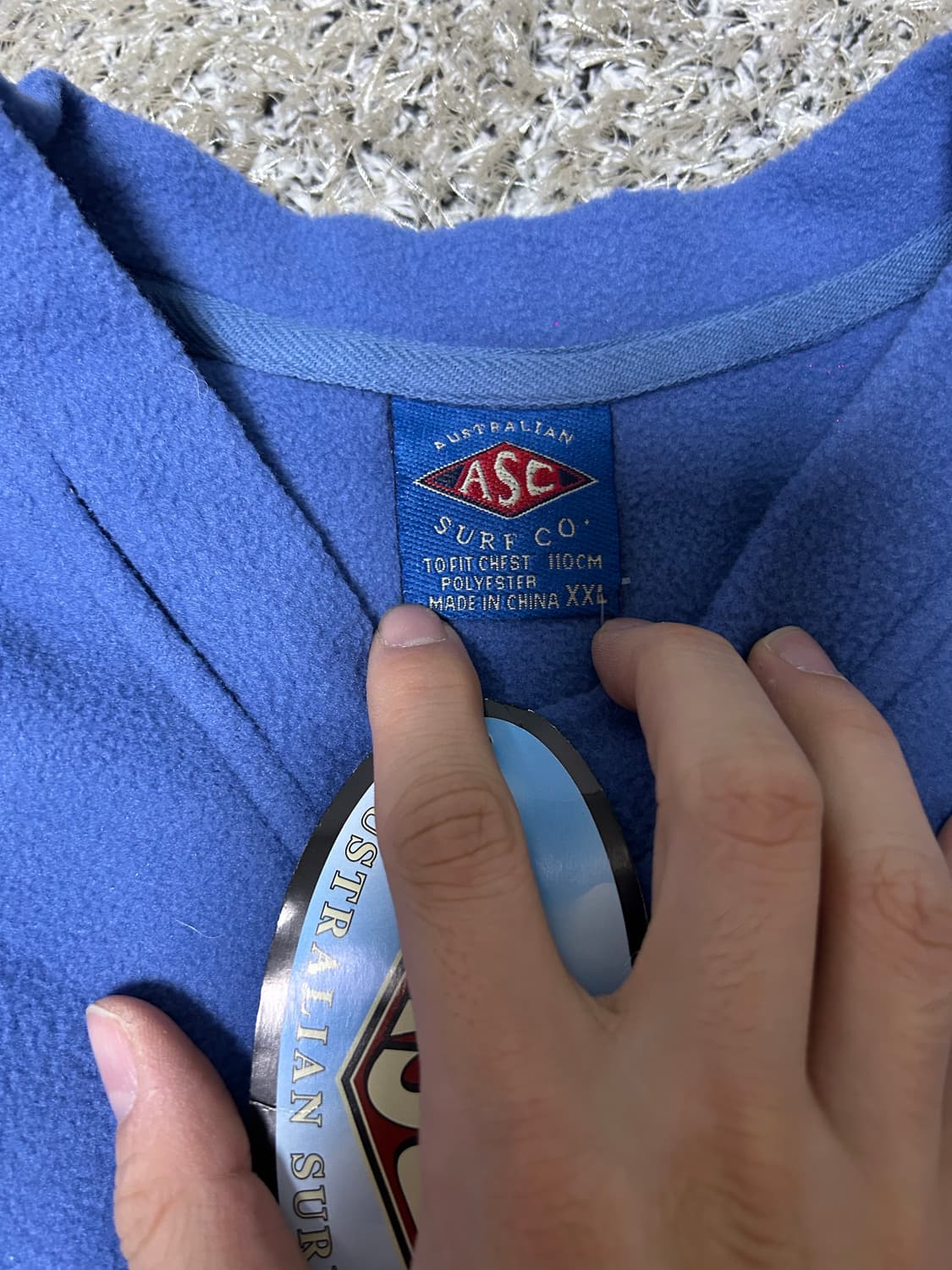 새상품 일본판 ASC 후리스 사이즈 110 상품이미지4