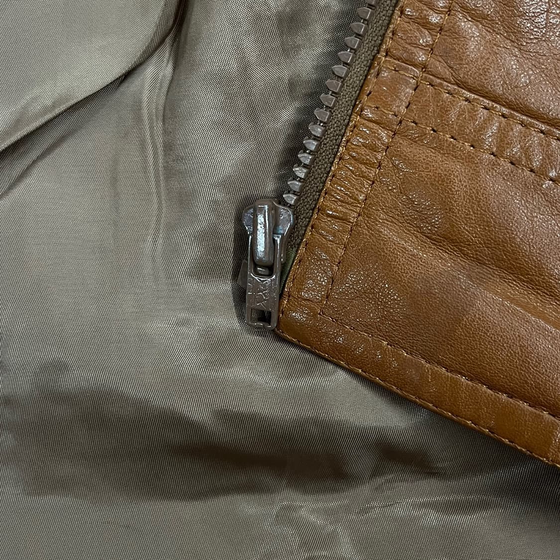 [정품] TACHIYA 재패니즈 빈티지 가죽 레더 자켓 b14 상품이미지8