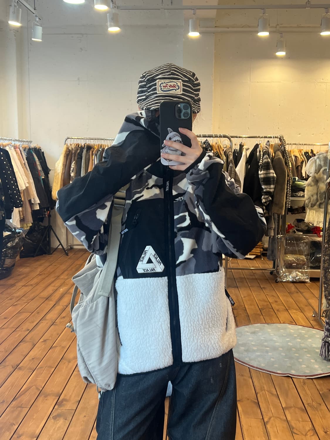 Palace 로고 패치 플리스 자켓 상품이미지3