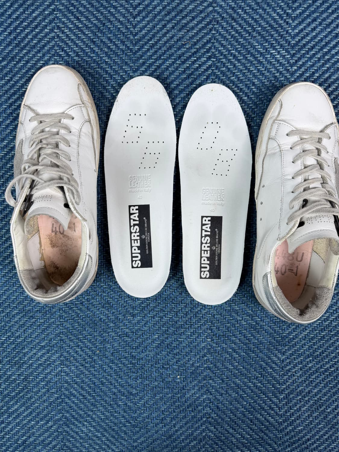 골든구스 슈퍼스타 화이트 실버 상품이미지7