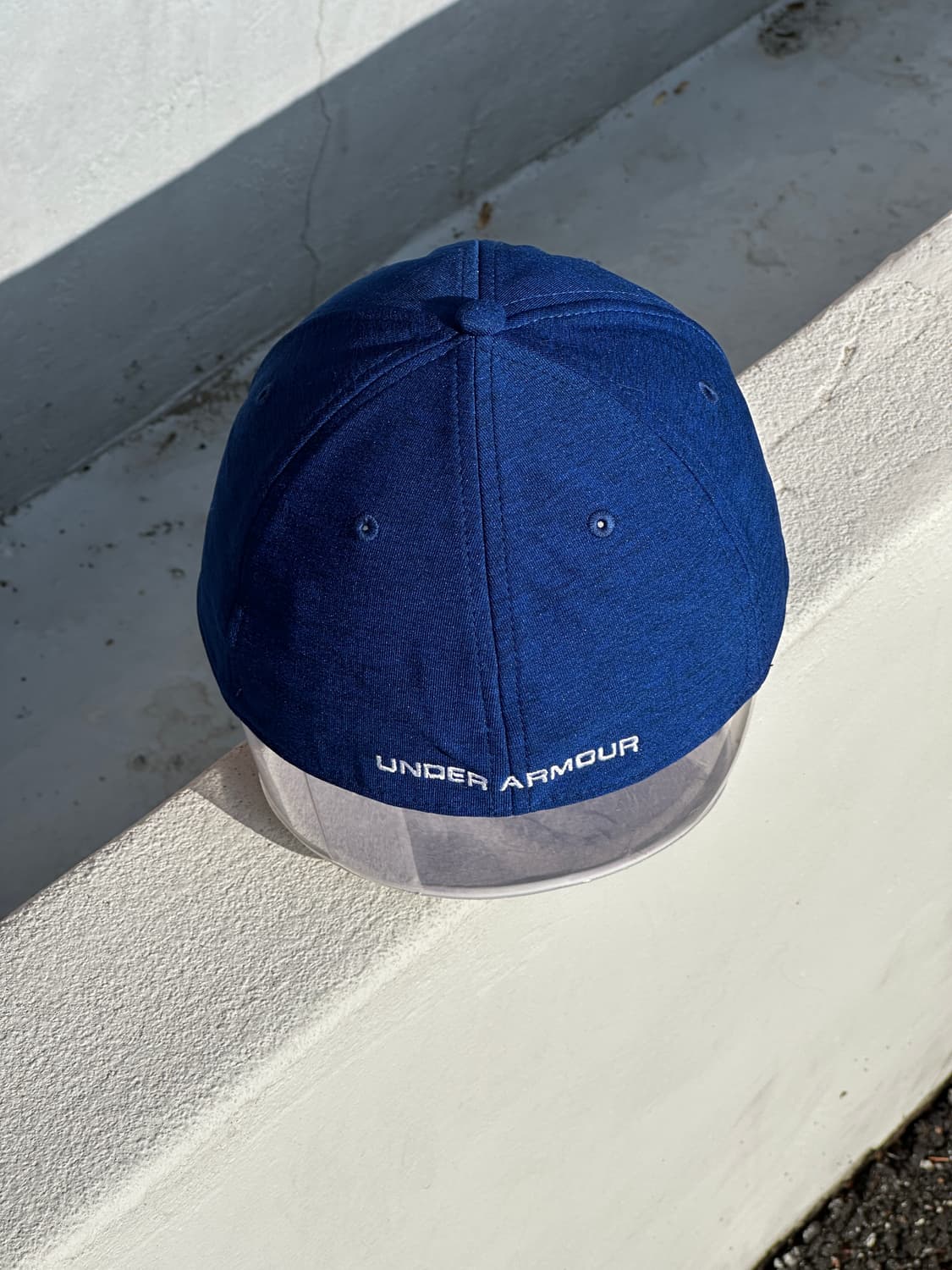 [M] 언더아머 로고 블루 볼캡 모자 상품이미지4