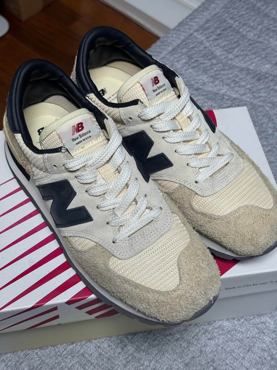 [260] 뉴발란스 990v1 메이드 인 USA 인센스 마카다미아 넛 상품이미지3