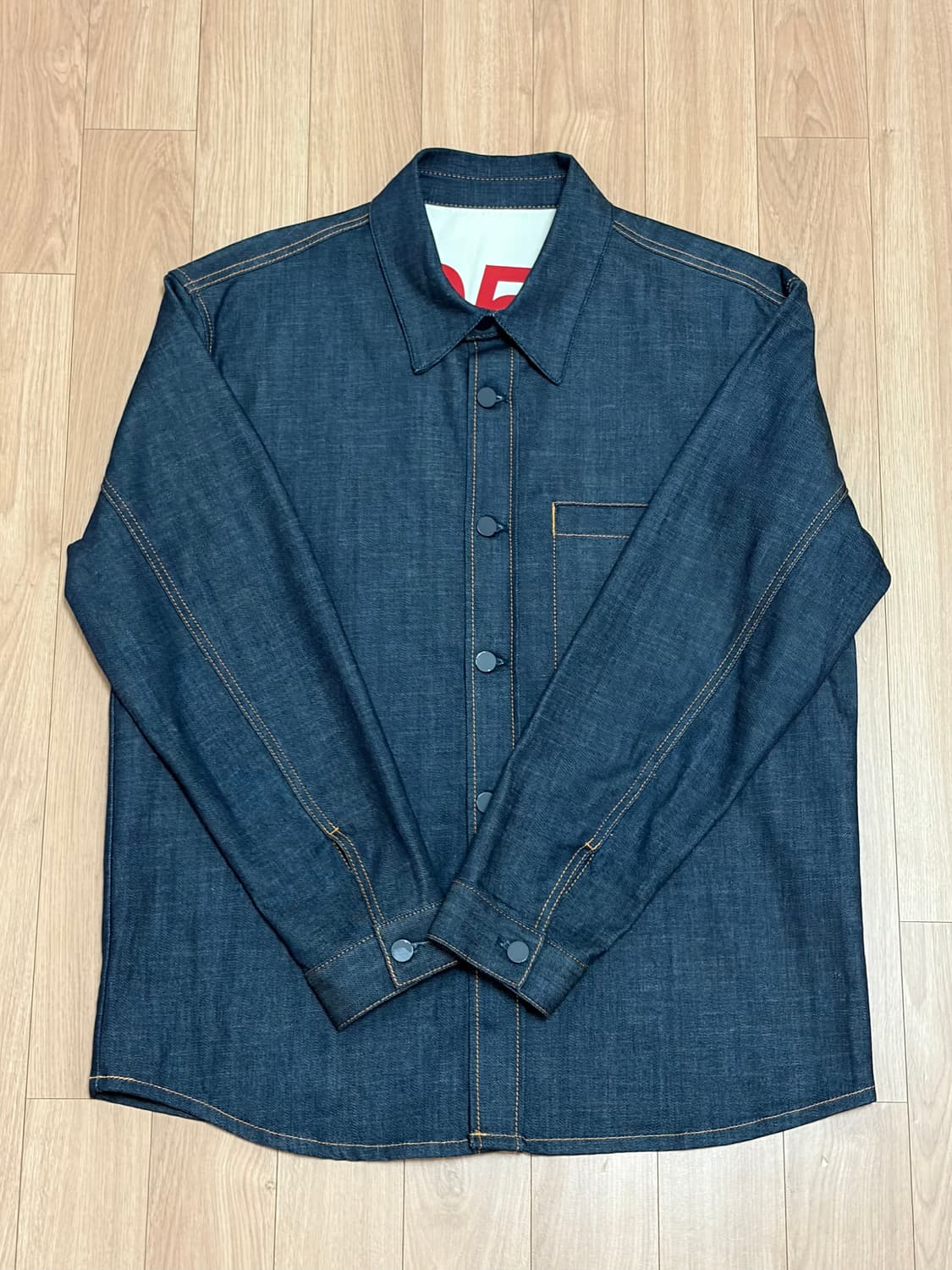 플랙 런업 데님셔츠 XL 상품이미지1