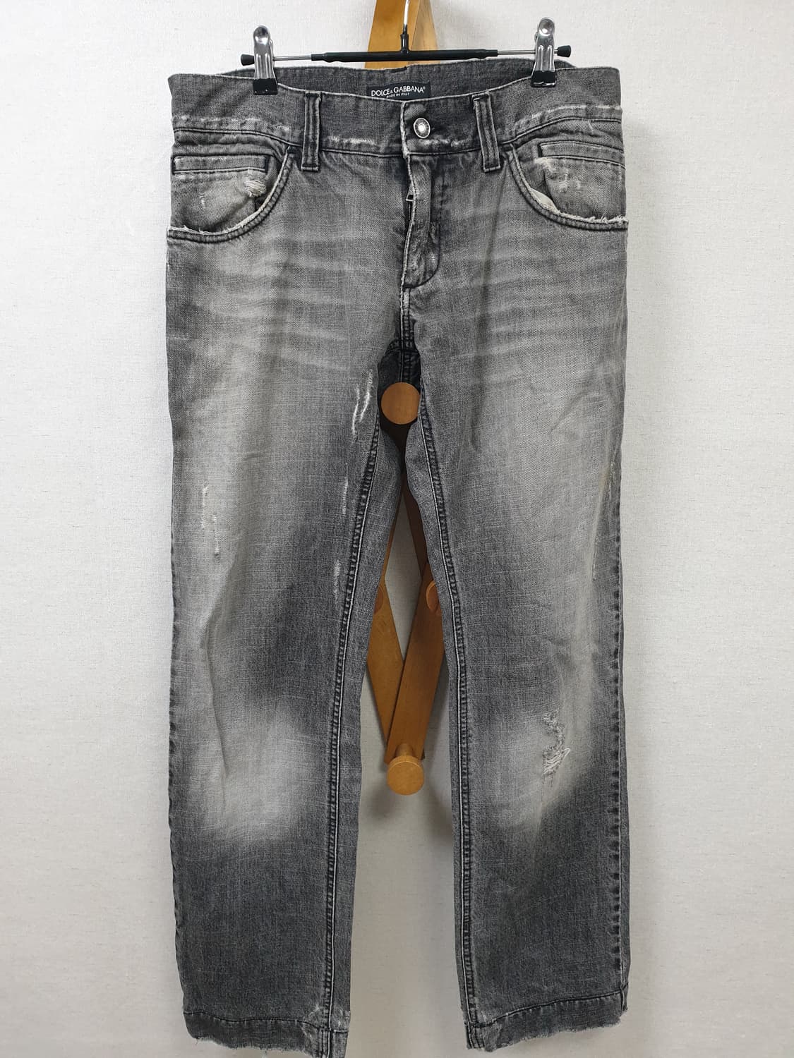 [48/정품] 돌체앤가바나 백플레이트 워싱진 상품이미지2