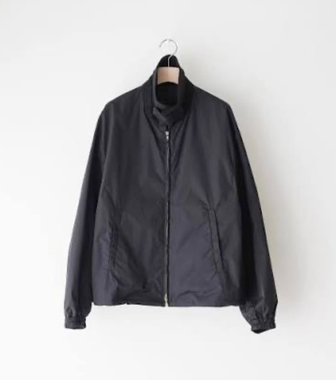 Stein 슈테인 나일론 타프타 집 자켓 블랙 상품이미지1