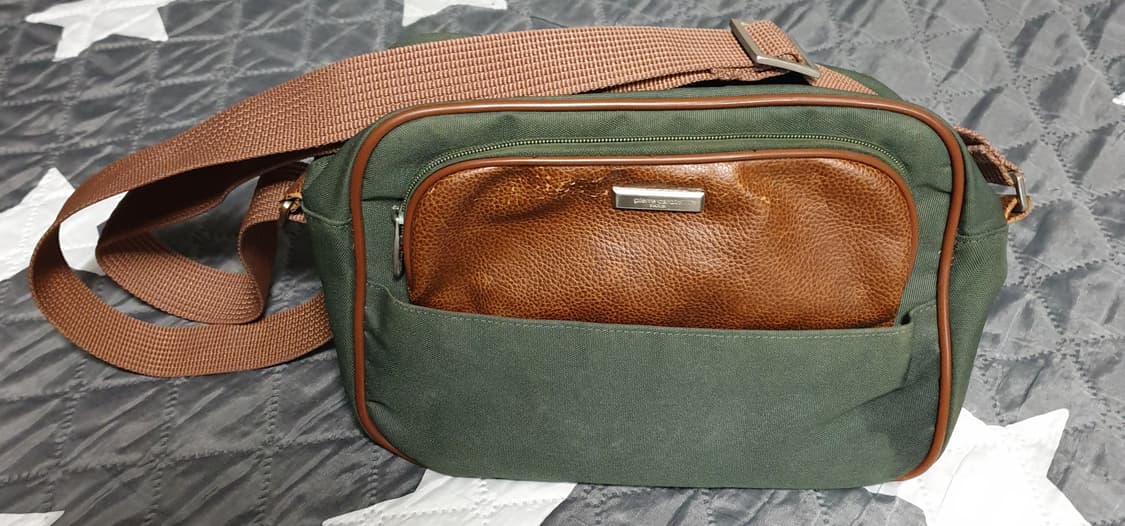 피에르가르뎅 가죽배색 크로스백 상품이미지1