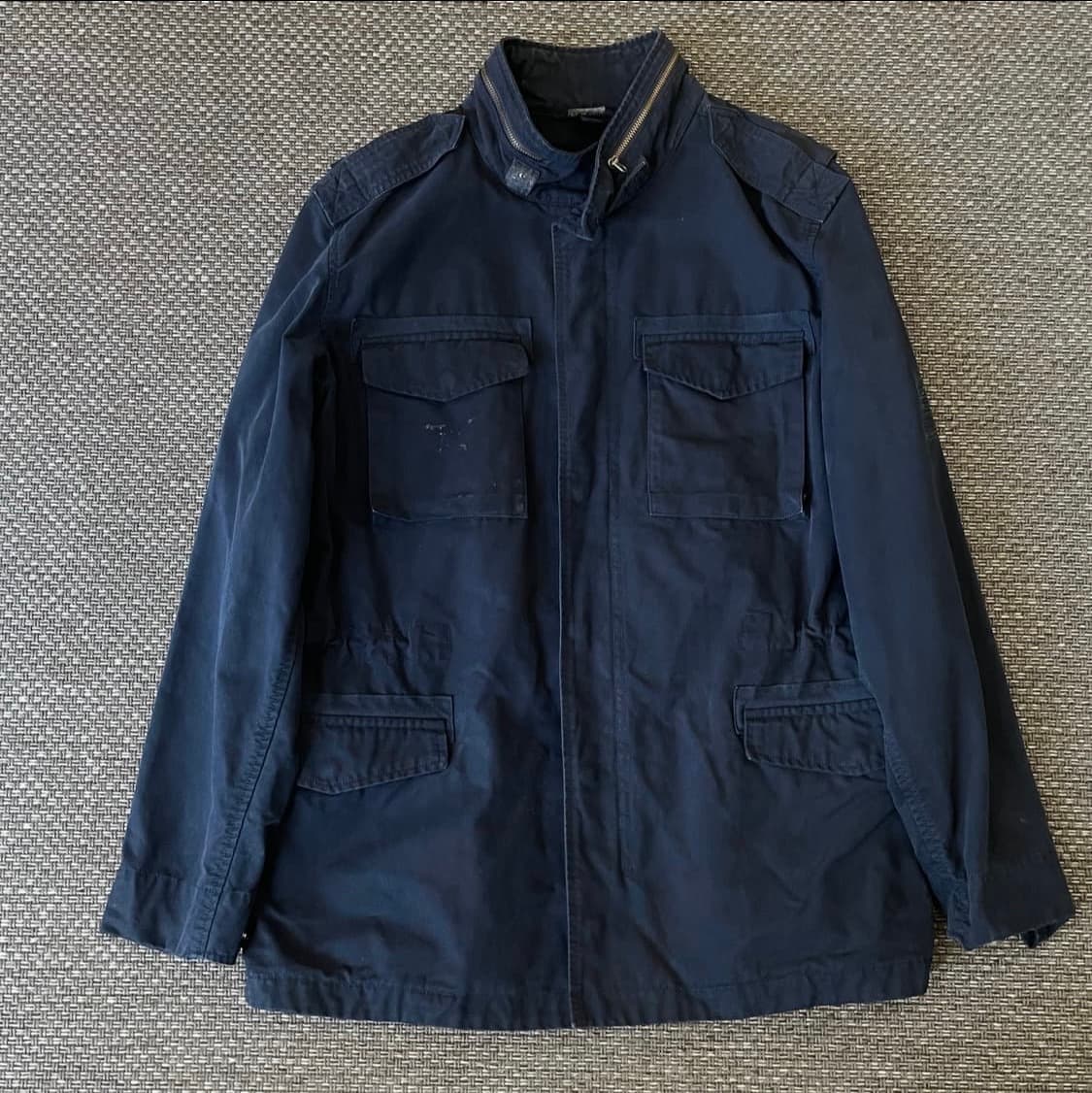 LANDS END 네이비 허리조임 카코자켓  L 상품이미지2