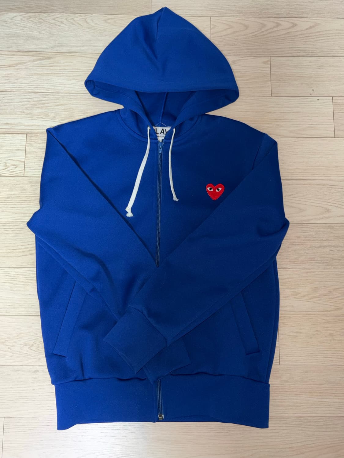 꼼데가르송 후드집업 블루 상품이미지2