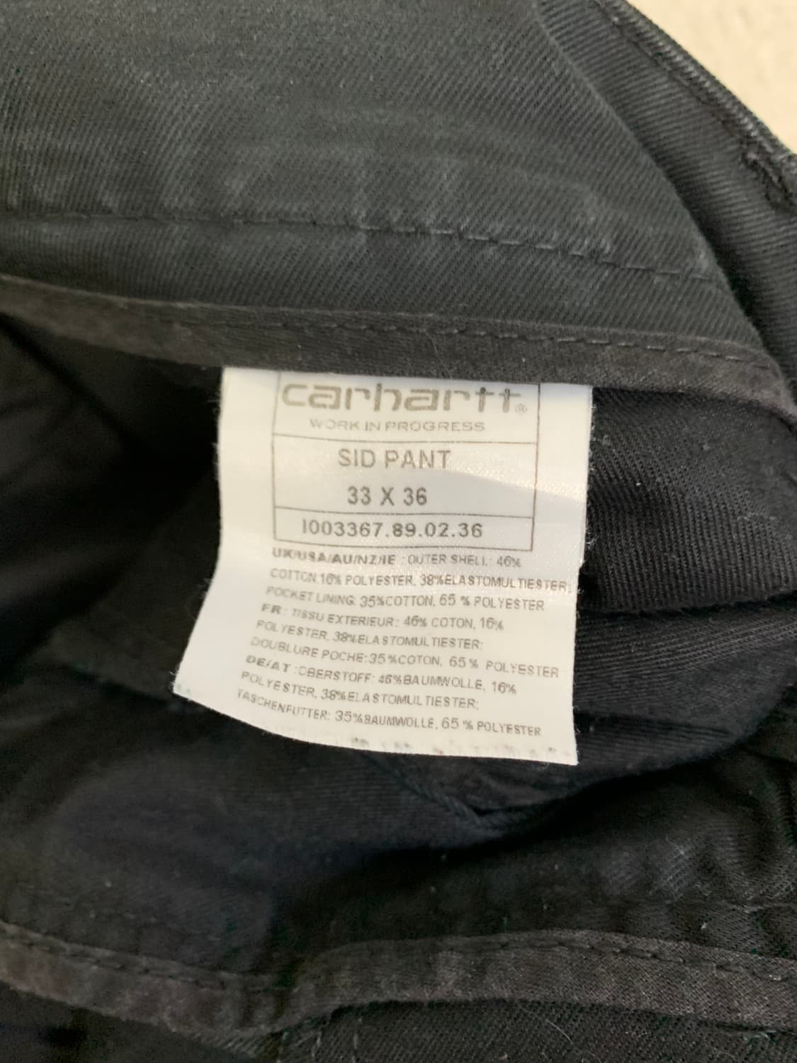 CARHARTT WIP SID PANT 상품이미지3