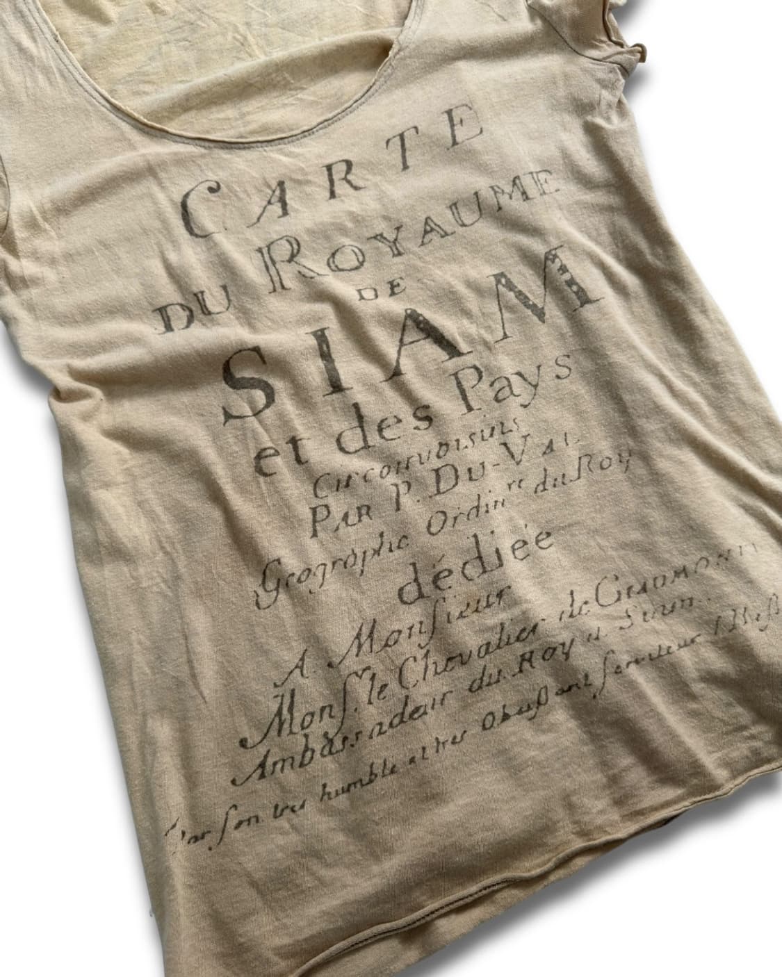 vintage map graphic t-shirt 상품이미지2