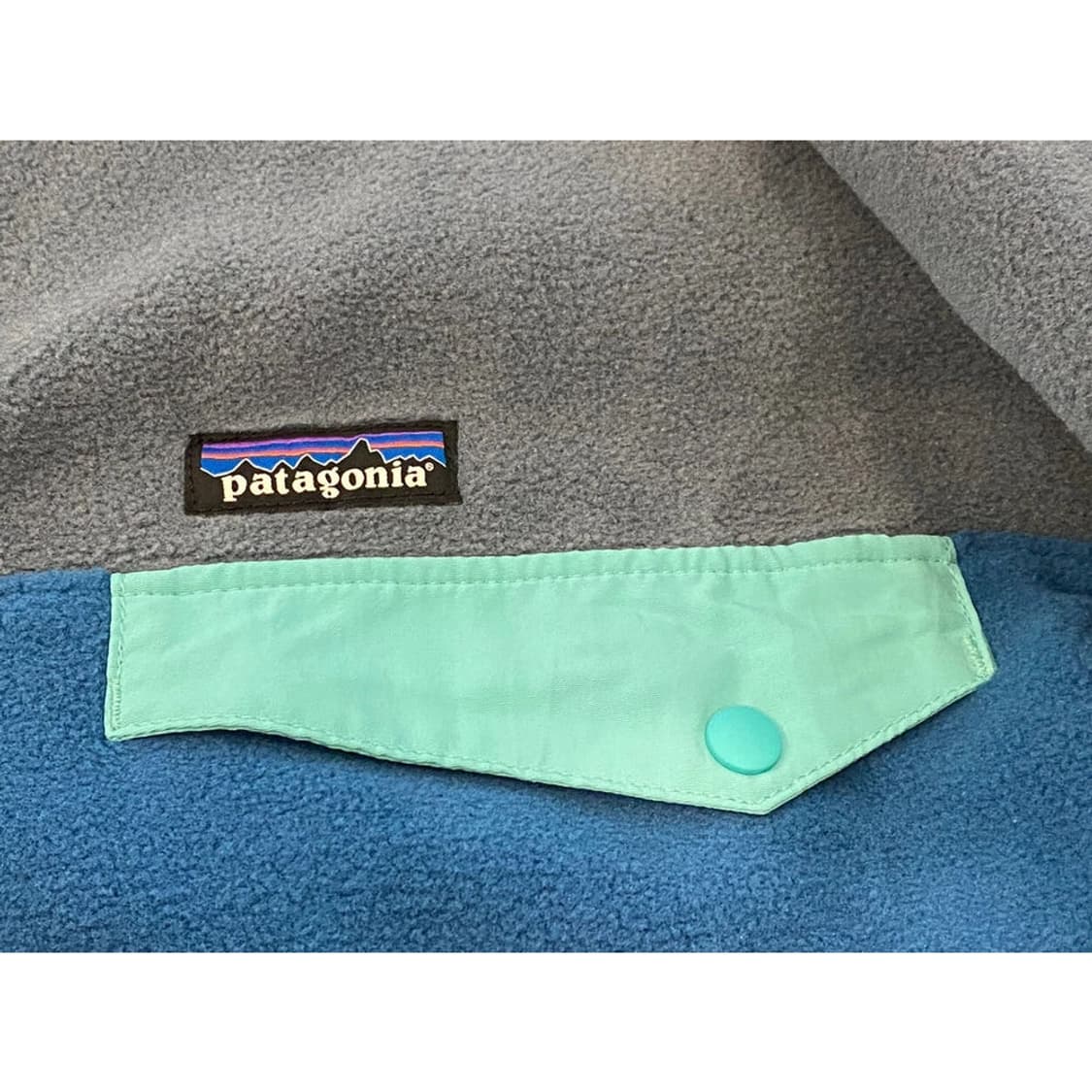 파타고니아 신칠라 스냅티 그레이블루 남2XL 빈티지 상품이미지5