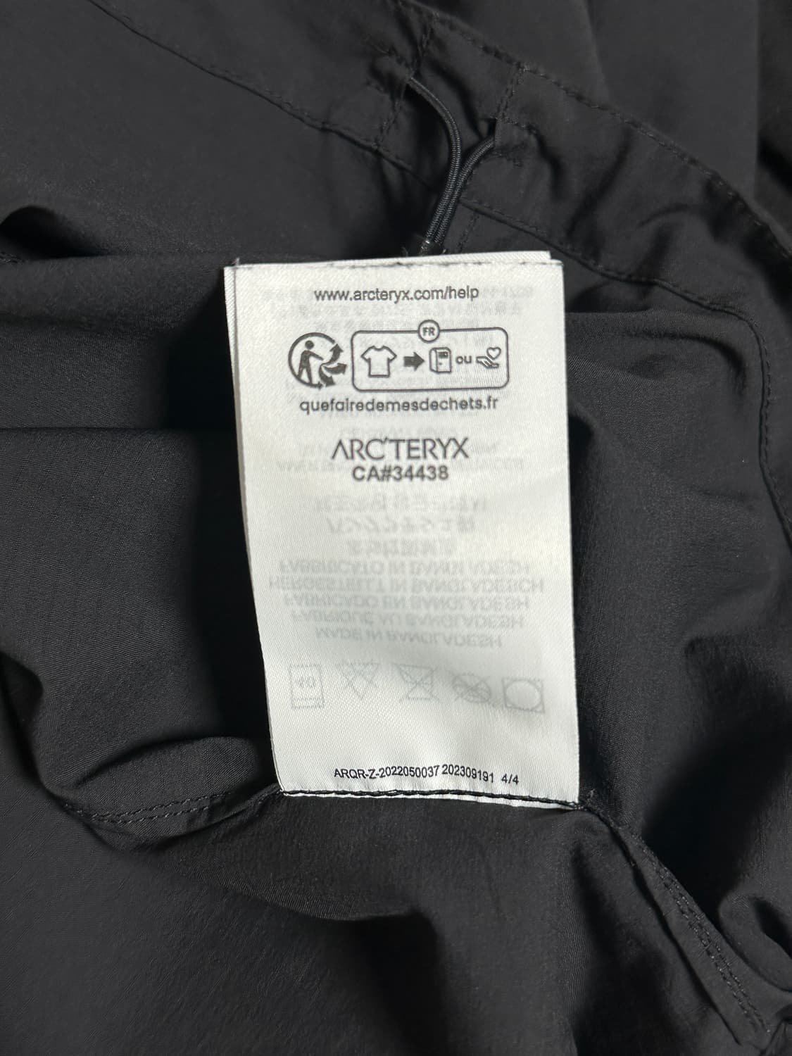 아크테릭스 스쿼미시 후디 블랙 M 상태 최상 상품이미지4