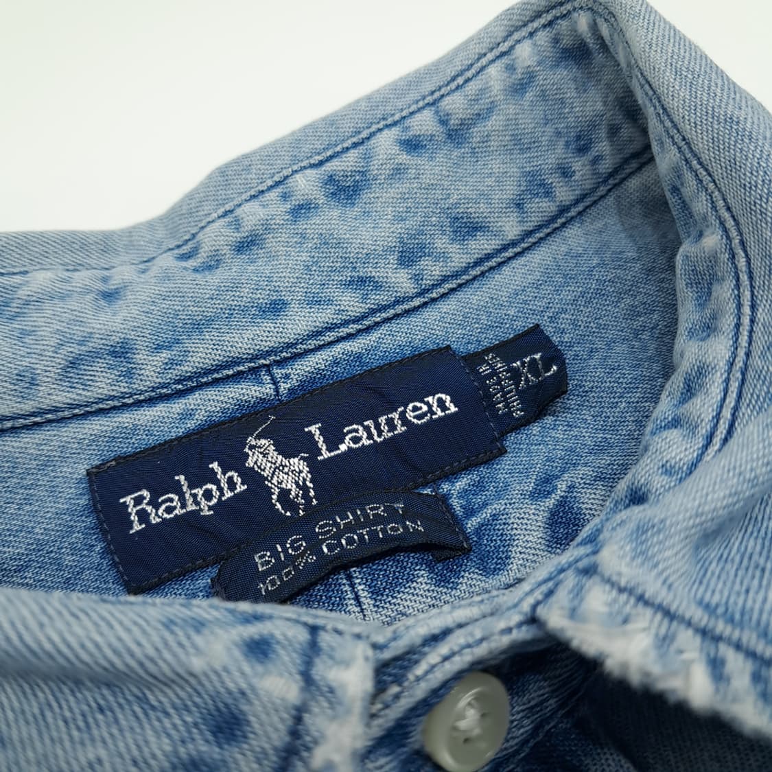 CN865 XL 폴로 랄프로렌 빅셔츠 클래식 데님 긴팔 셔츠 남방 상품이미지4