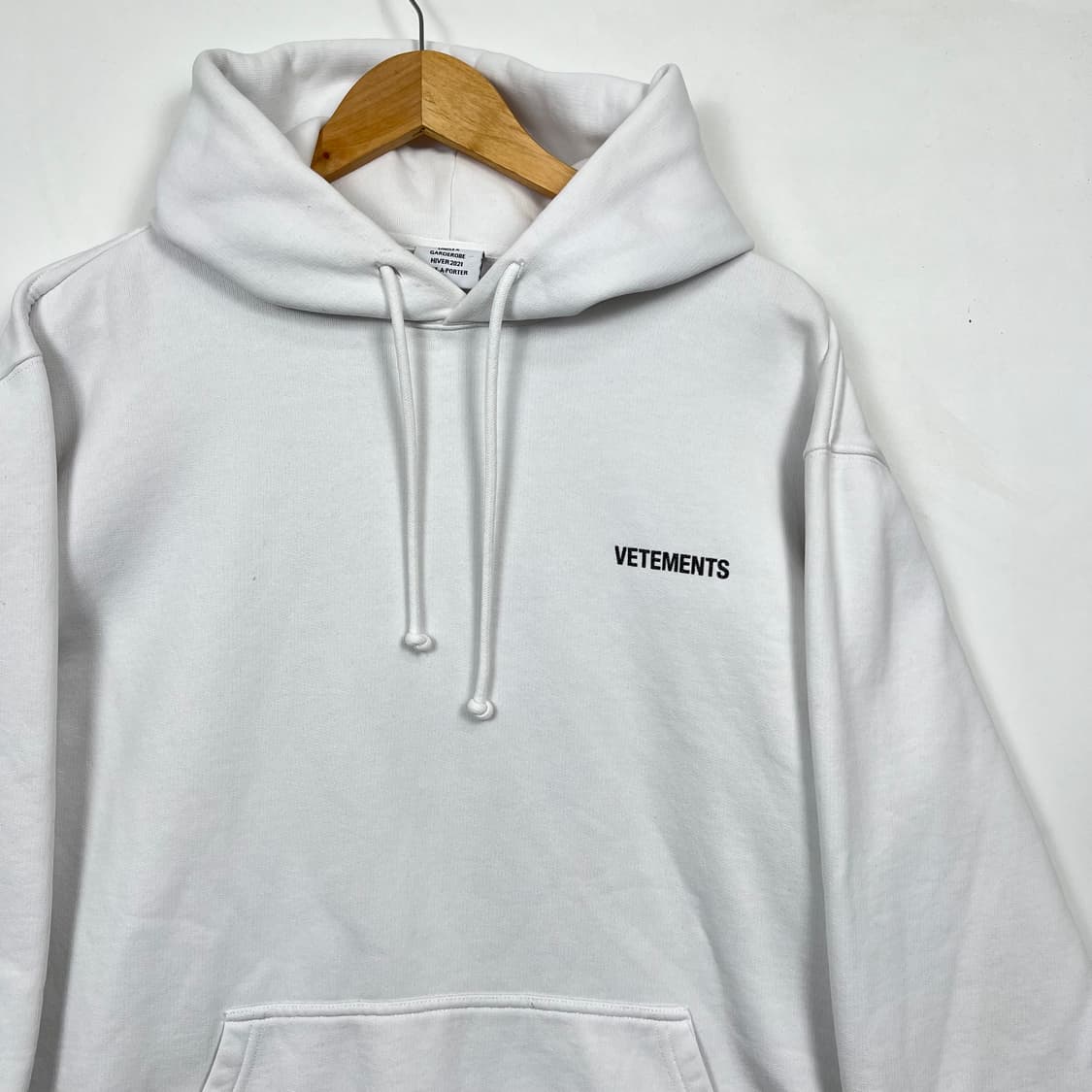 Vetements 베트멍 화이트 후드티 상품이미지3