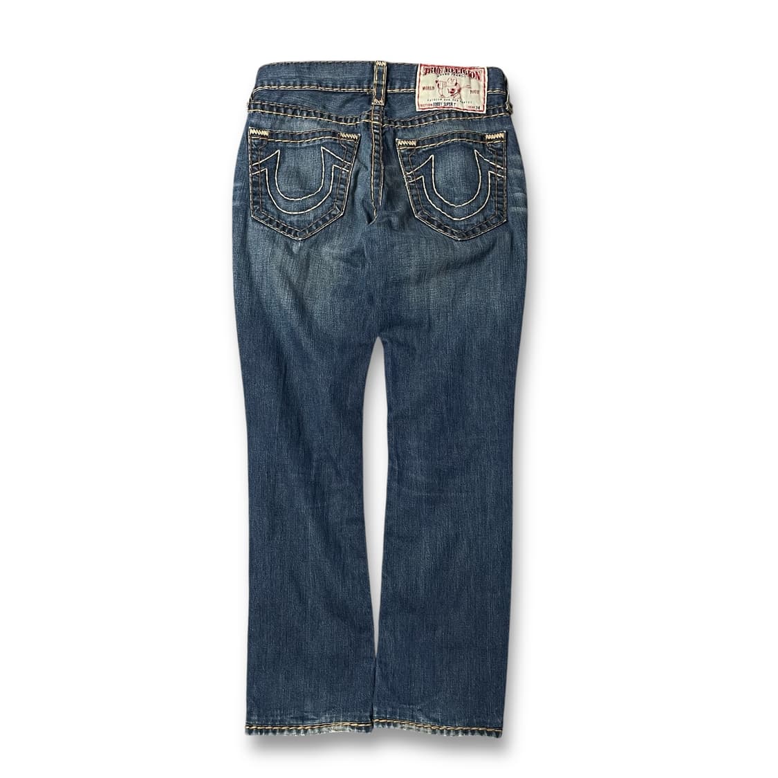 (31) 트루릴리젼 중청 스티치 워싱 데님 팬츠 상품이미지2