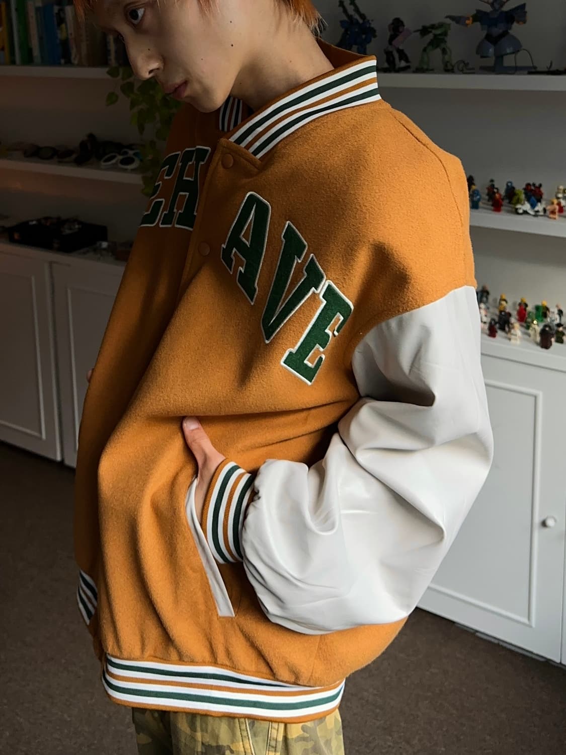 Chip Clip 오버 바시티 자켓 상품이미지2