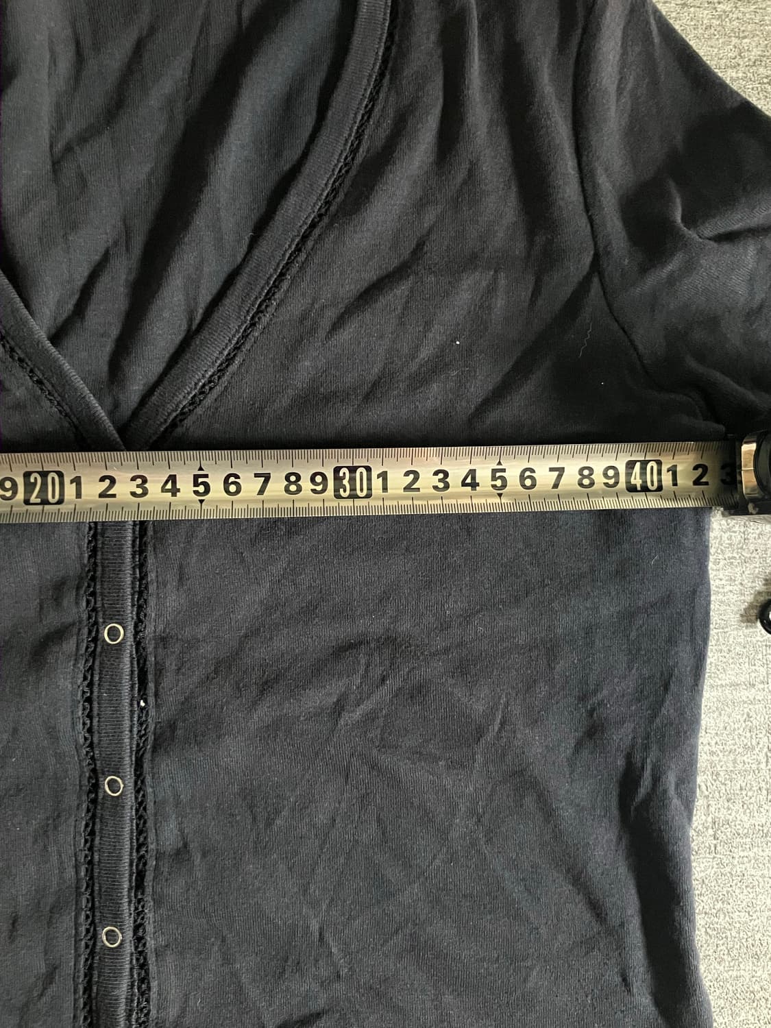 일본빈티지 Soiegrege 핀터깔y2k 고딕 레이스레이어드 5부티셔츠 상품이미지2