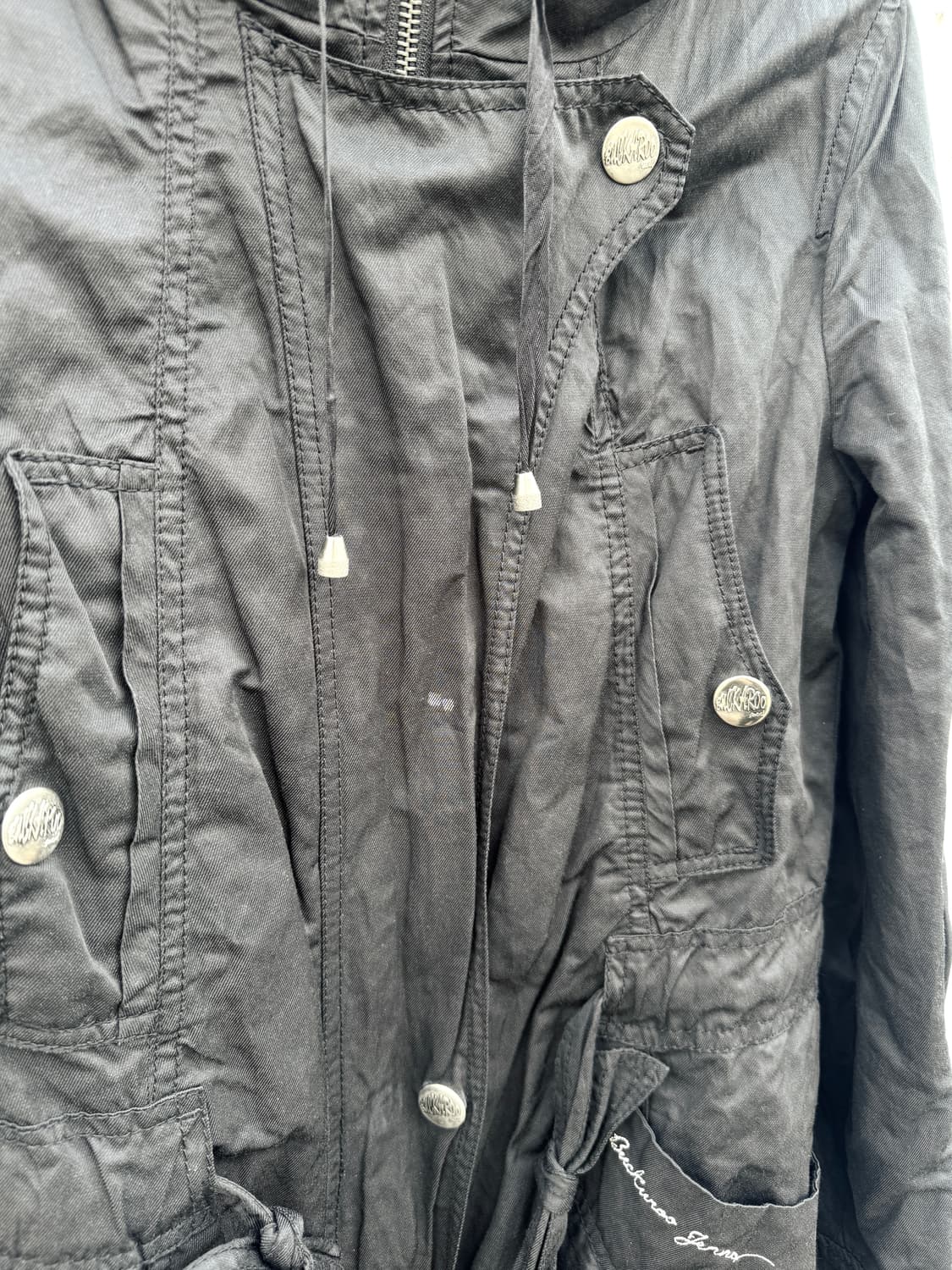 나일론 유틸리티 롱 자켓 상품이미지3