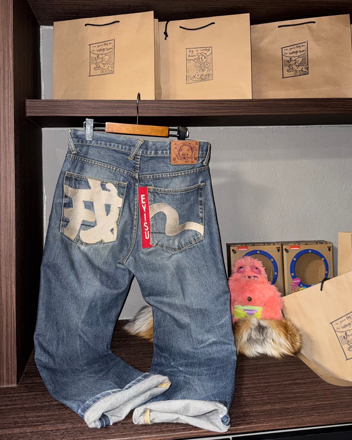 에비수 자수데님 상품이미지1