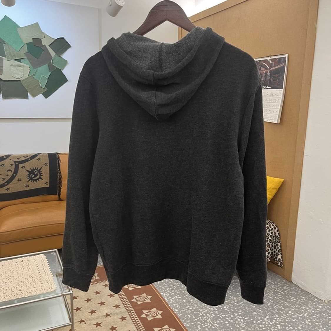 갭 빈티지 스트릿 펑크 키치 성조기 로고 후드티 S C10374 상품이미지4