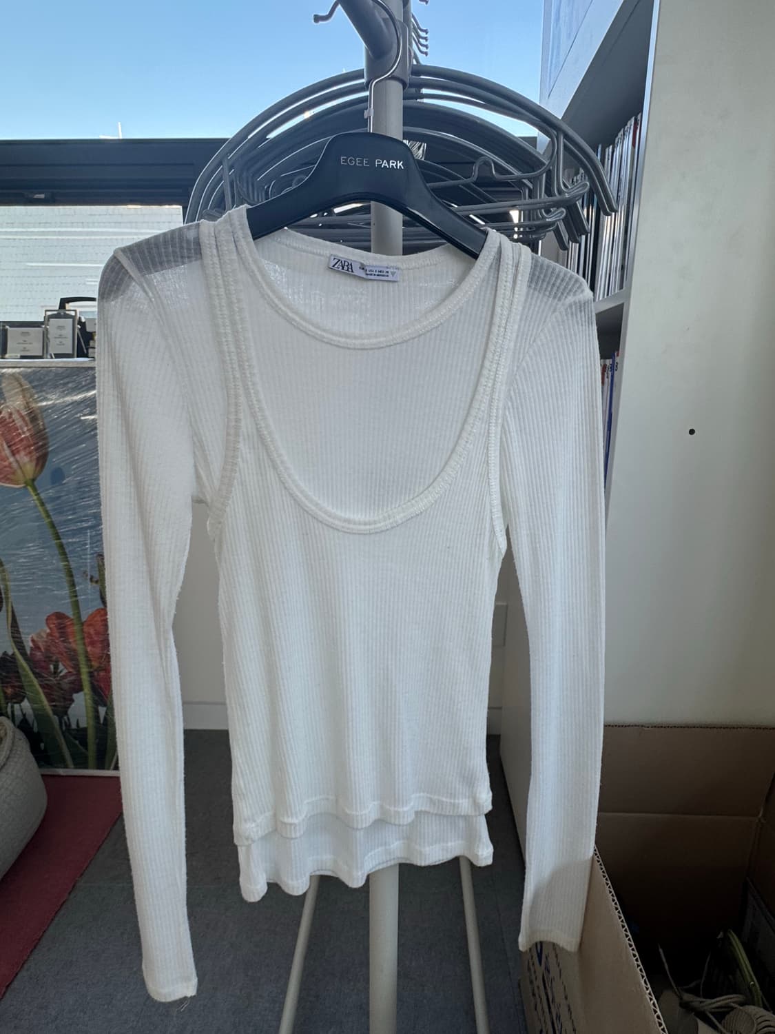 자라 레이어 니트 S 상품이미지1