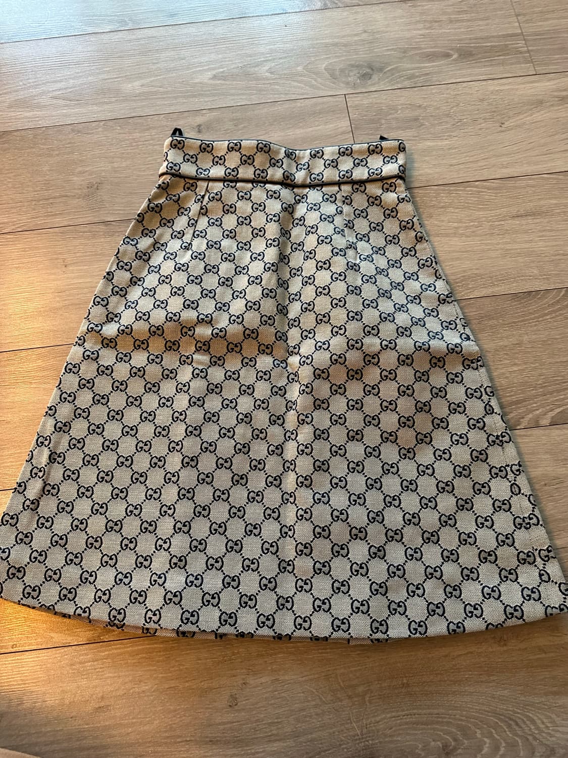 구찌 Gucci GG 패턴 플리츠 스커트 size 36 상품이미지5