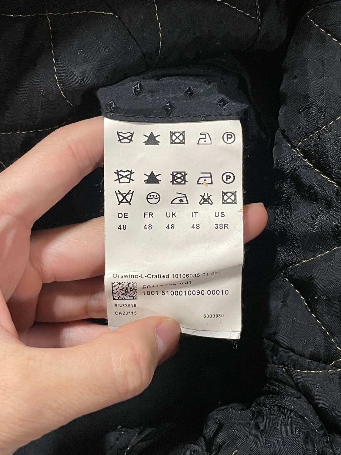 Hugo Boss Orange Tab Wool Peacoat 상품이미지5