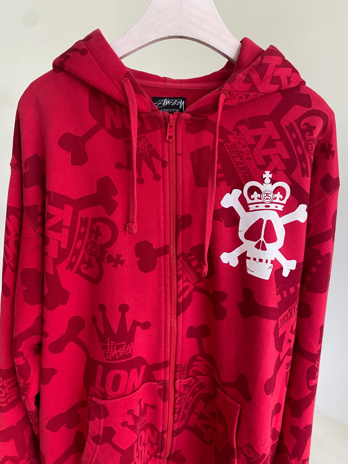 스투시 스컬시티 후드집업 상품이미지3