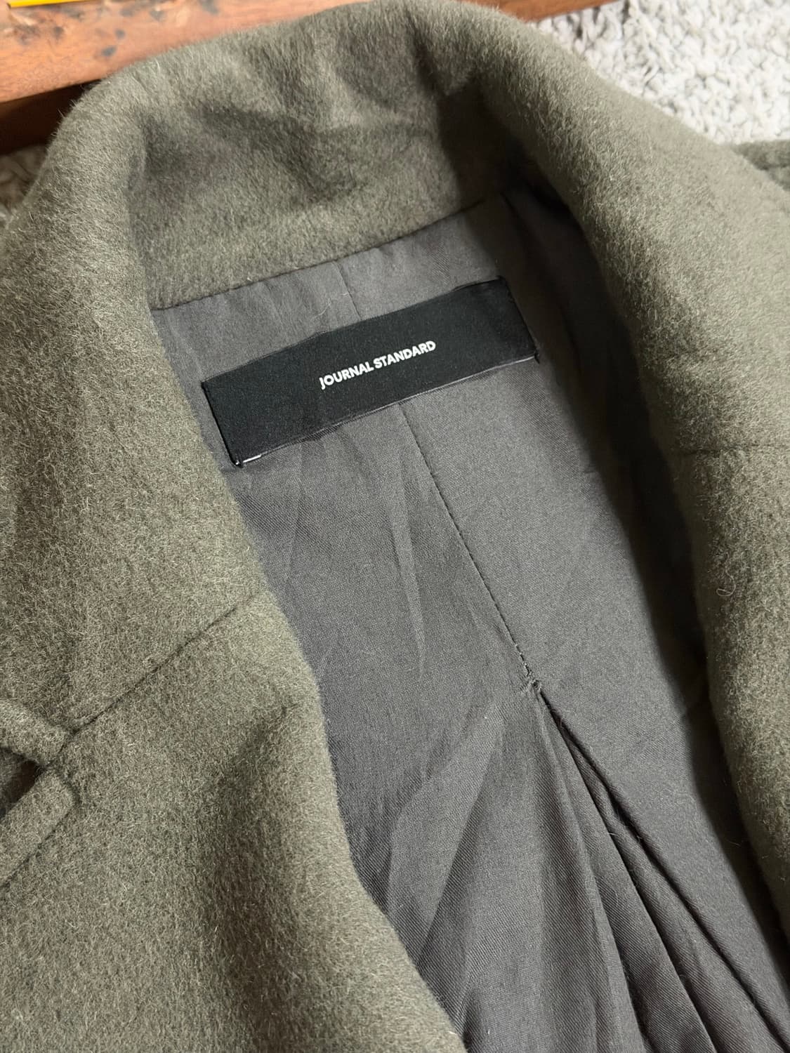 저널스탠다드 울 앙고라 코트 상품이미지7