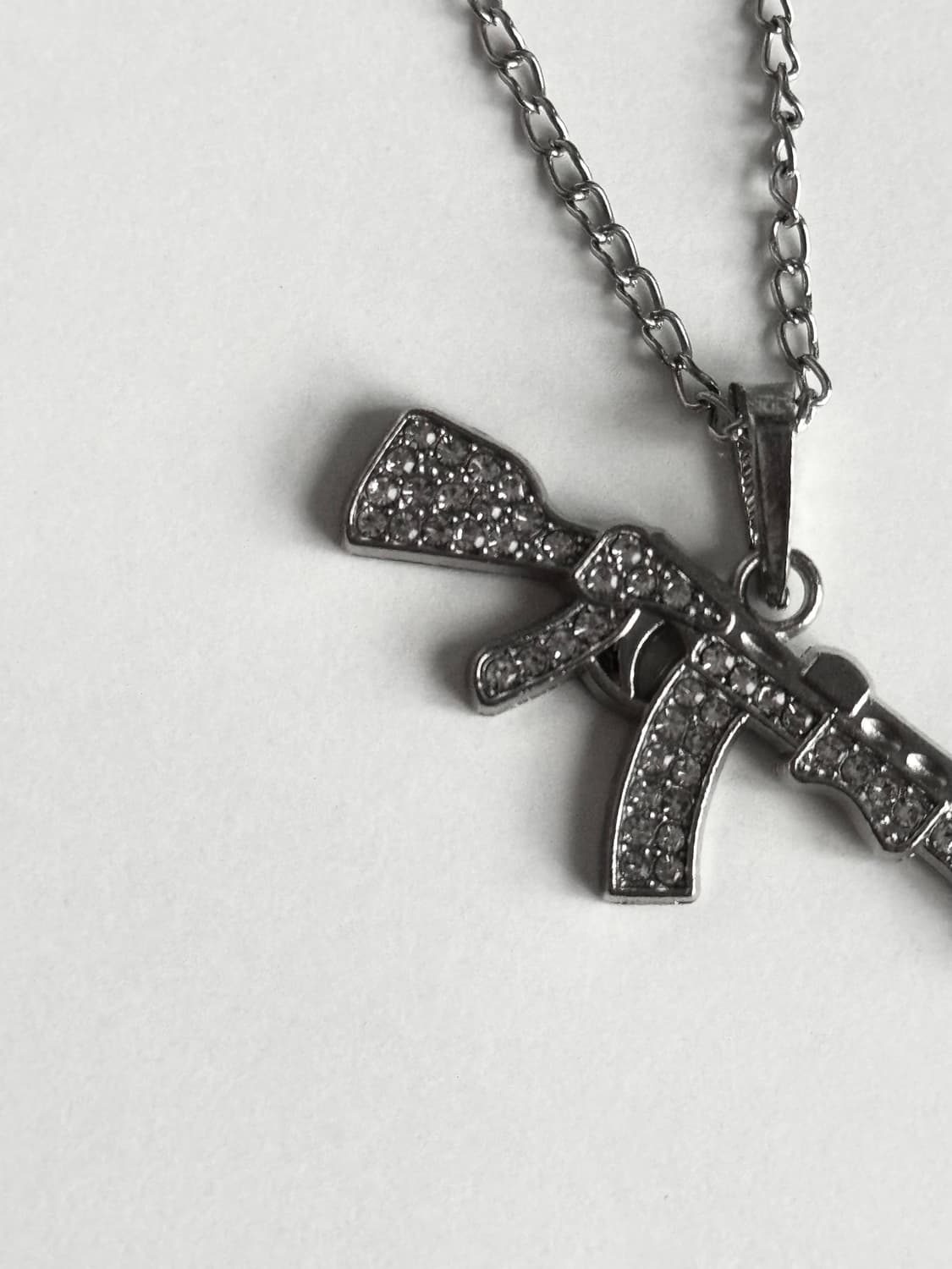 총 큐빅 목걸이  상품이미지2