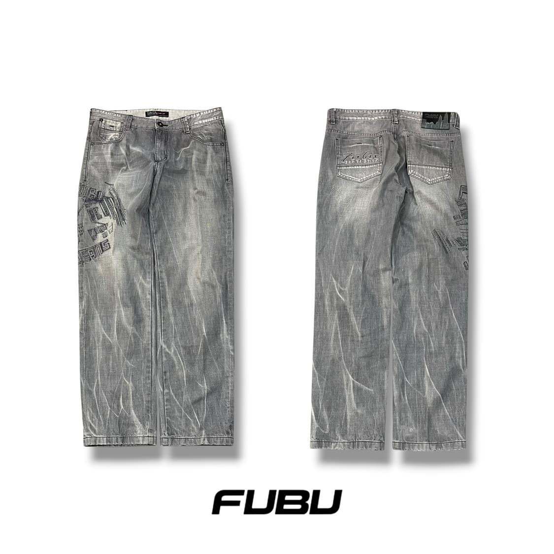  푸부 그래픽 데님팬츠 y14126 상품이미지1