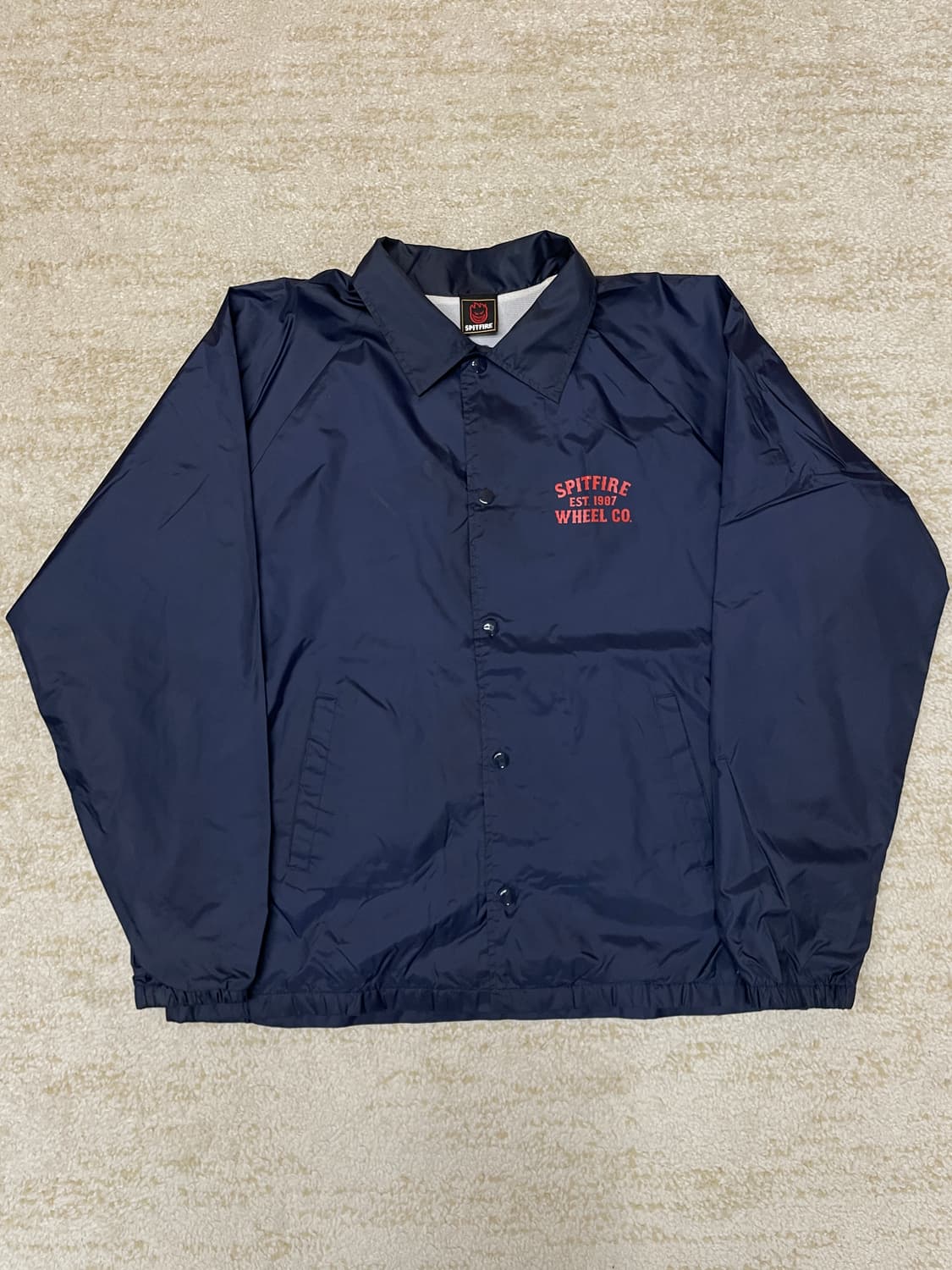 [L] 00s Spitfire Wheel 스핏파이어 휠스 코치 자켓 윈드 상품이미지1