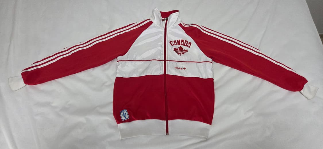 아디다스 캐나다 트랙탑 져지 레드/화이트 상품이미지1