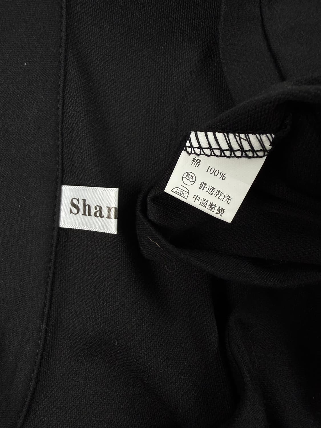 shang pin 커브 버튼 개더 원피스 상품이미지5