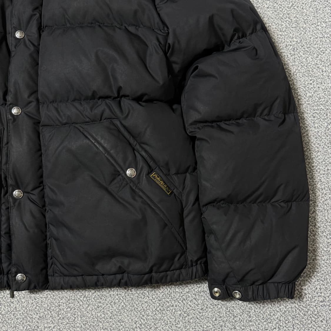 폴로 랄프로렌 블랙 덕다운 패딩 XL 상품이미지4