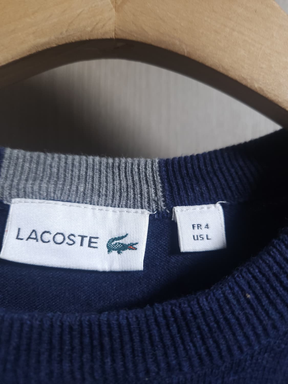 라코스테 얇은 니트티, L 상품이미지3