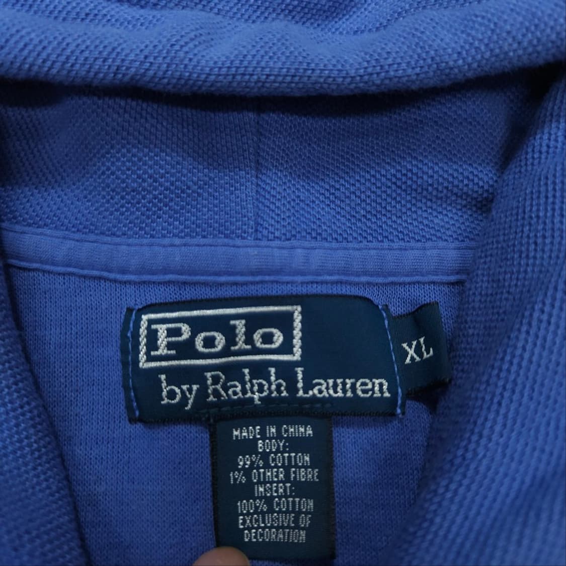 폴로 랄프 로렌 니트 후드 집업 XL 상품이미지4