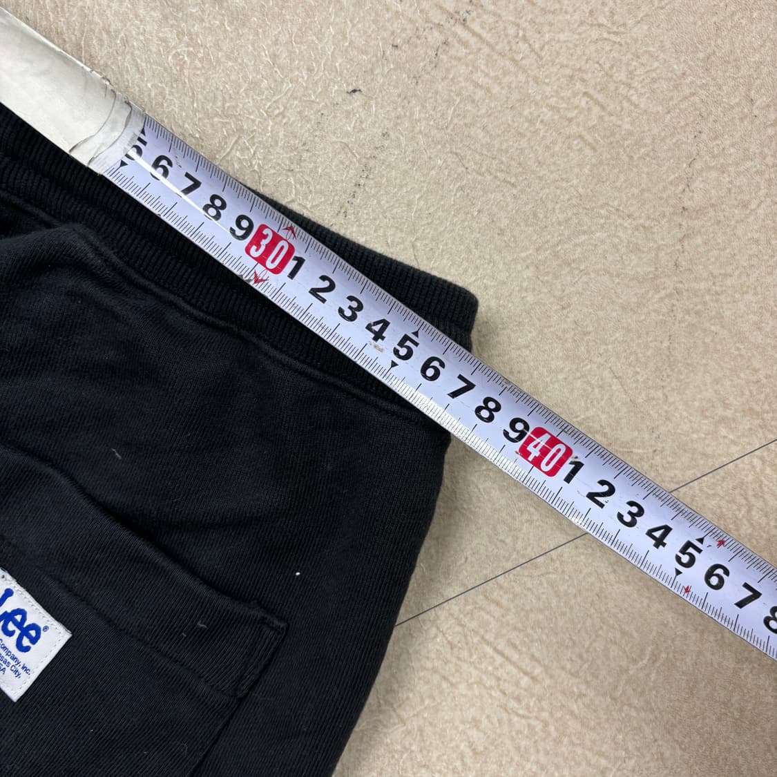 Lee 스몰로고 블랙 조거팬츠 상품이미지6