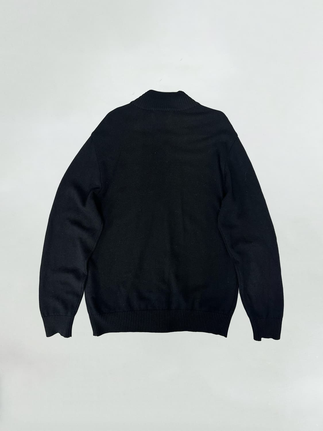 라코스테 실버로고 아가일 니트 집업 상품이미지5