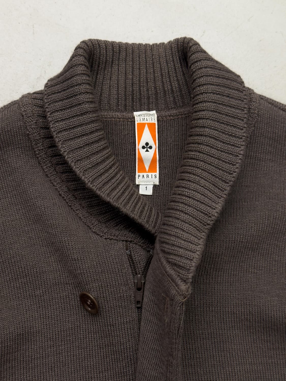 90년대 르메르 집업 니트 가디건 상품이미지2