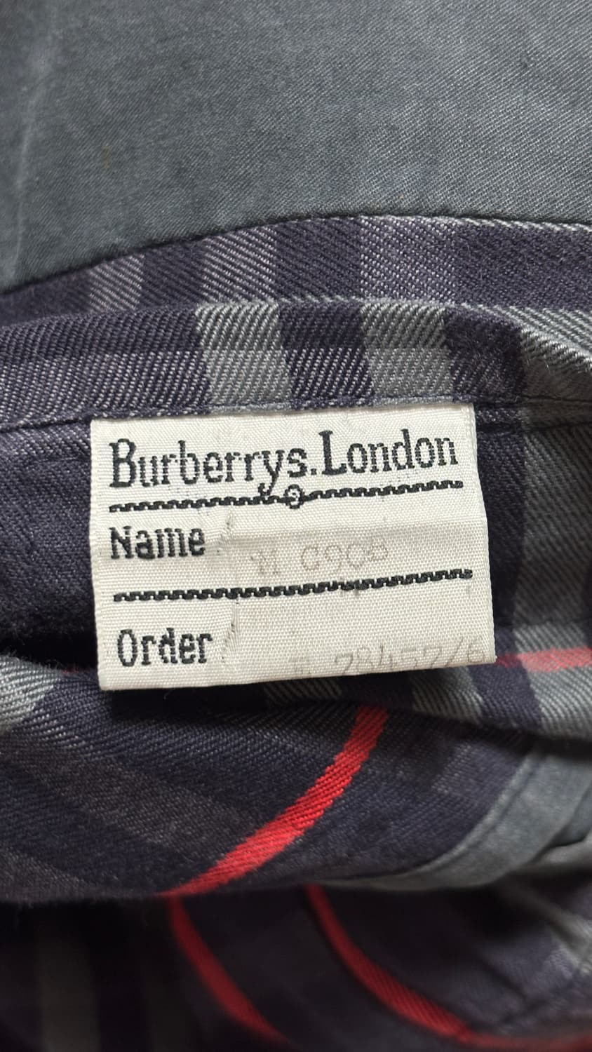 90s 오리지널 버버리 발마칸 코트 Made in England 상품이미지4