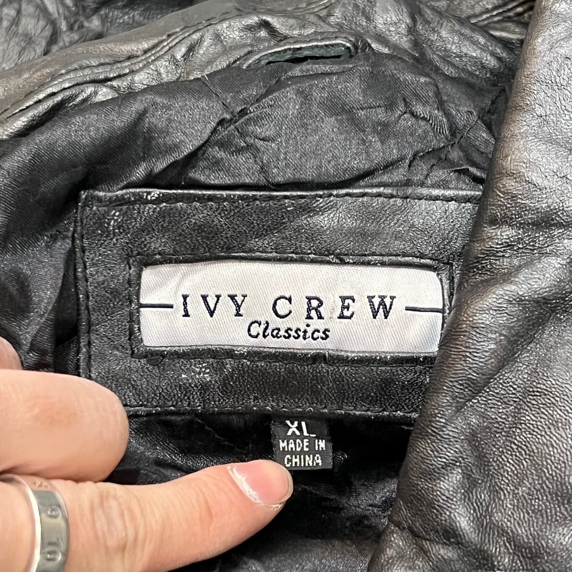  아이비크루 레더 봄버 자켓 y15012 상품이미지6